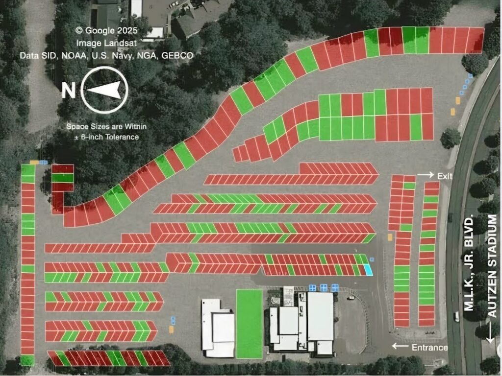 parking lot map